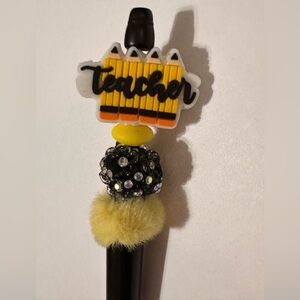 Teacher Pencil Themed Handmade Pen